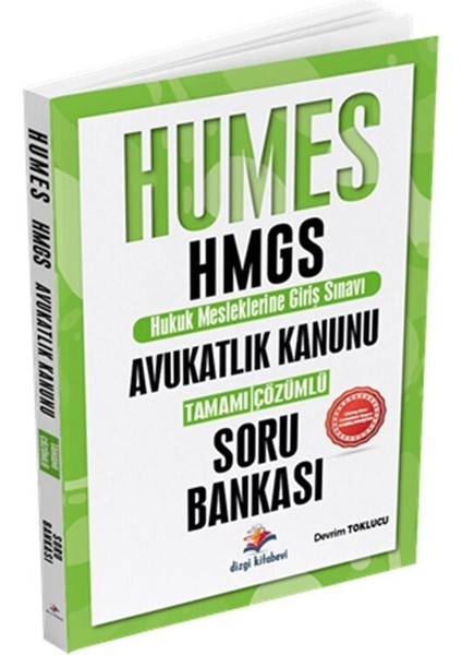 2025 HUMES HMGS Avukatlık Kanunu Tamamı Çözümlü Soru Bankası