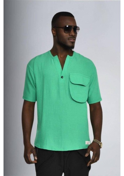 Cepli V Yaka T-Shirt 410409 modelleri