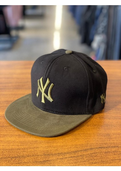 Ny Yankees Nakışlı Unisex Hip Hop Snapback Rapper Basket Cap Şapka