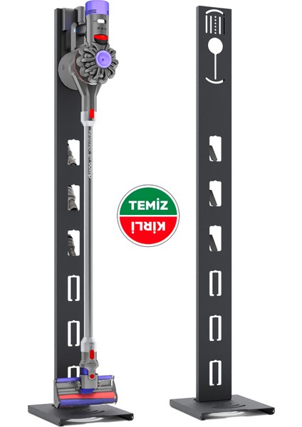 Kablosuz Süpürge Standı Dyson Philips Samsung Bosch Uyumlu Süpürge Standı Dikey Süpürge Standı fiyatları