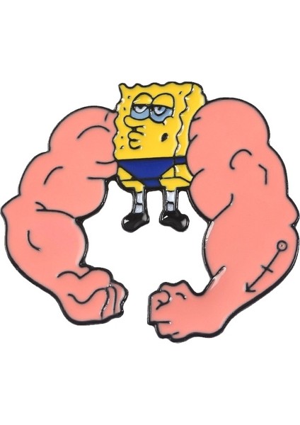 No.3 Boyutu Sünger Bob 16 Tarz Anime Broş Sünger Bob Squidward Patrick Yıldız Denizkızı Adam Barnacle Boy Ananas Evi Emaye Broş (Yurt Dışından)