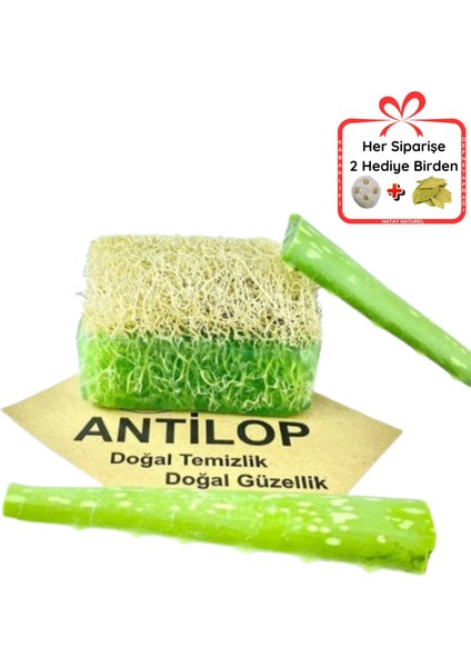 Kabak Lifli Aloe Vera Sabunu, Doğal Nemlendirici ve Peeling Özellikli