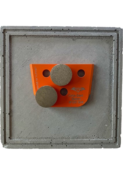 Orta-Sert Zemin Metal Beton Silim Elması # 120 Grit