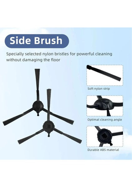 X-Plorer Serie 75S RR8577WH Robot Süpürge Ana Yan Fırça Hepa Filtre Paspas Bezi Aksesuarları (Yurt Dışından)