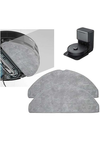 L60 Robot Süpürge Için Paspas Bezi Yedek Parçası, Mikrofiber Ped Yıkanabilir Aksesuarlar (Yurt Dışından)