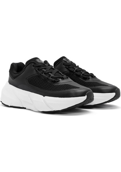 Acbc x Derimod Kadın Siyah Bağcıklı Sneaker 24WFD435414