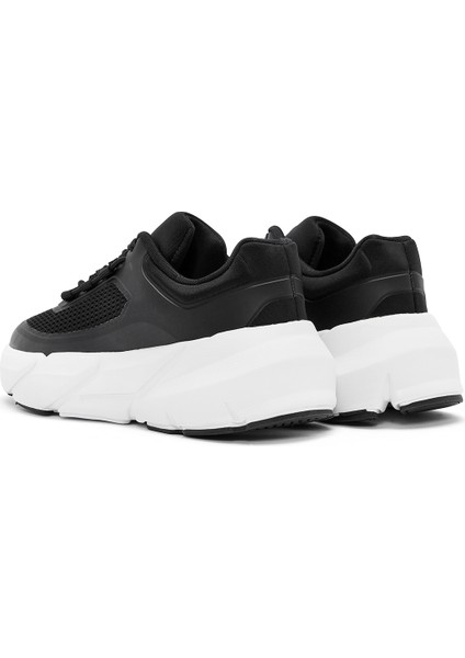 Acbc x Derimod Kadın Siyah Bağcıklı Sneaker 24WFD435414