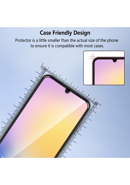 Samsung Galaxy A24 Temperli Cam Ekran Koruyucu 9h Ultra Koruma (3 Adet)