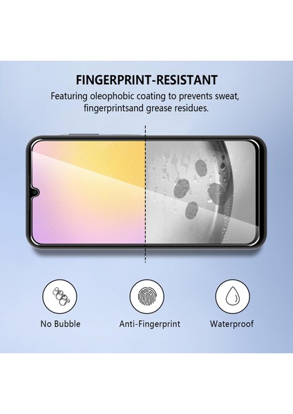 Samsung Galaxy A24 Temperli Cam Ekran Koruyucu 9h Ultra Koruma (3 Adet)