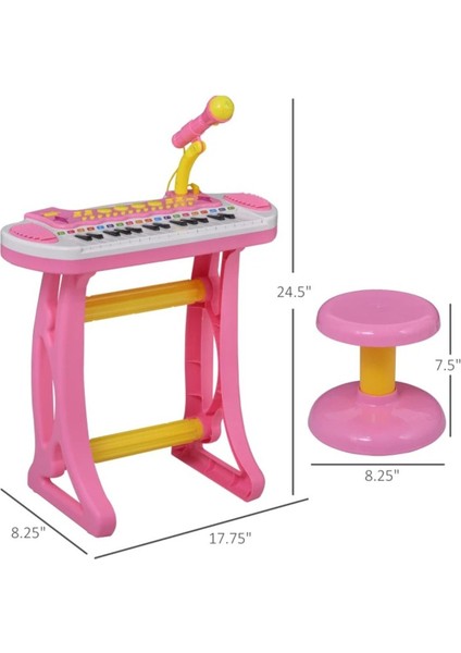 Mikrofonlu 24 Tuşlu Mp3 Çalar Mini Piyano fiyatları