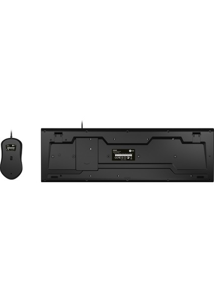 CM101 USB Kablolu Türkçe Q Klavye & Mouse Set Siyah