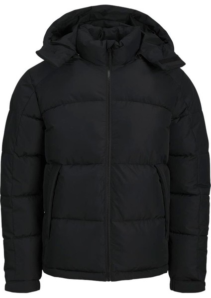 Jack & Jones Erkek Rüzgara Dayanikli Kapüsonlu Puffer Mont - Aero