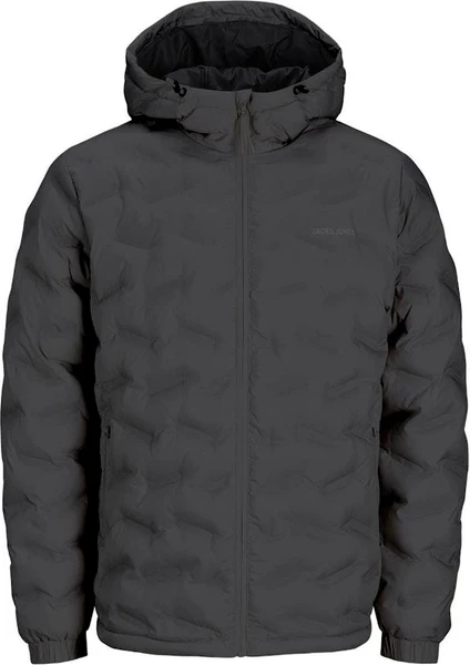 Jack & Jones Gri Erkek Mont 12250429_JCOWIN Quılted Jacket Smu