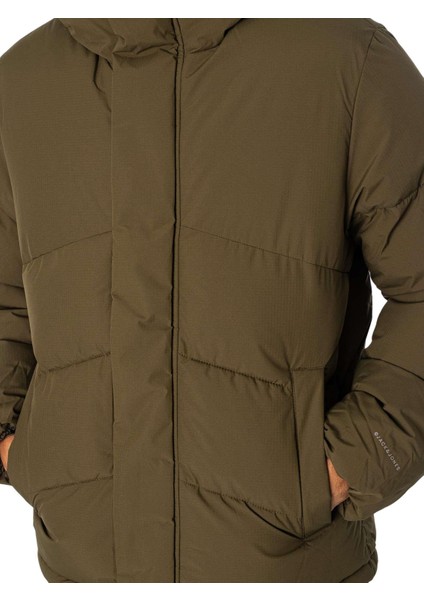 JJWORLD PUFFER JACKET Erkek Mont Zeytin Yeşili fırsatları