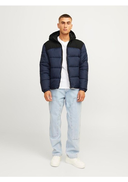 Jack & Jones Jjmoon Hood Puffer Erkek Mont 12256882