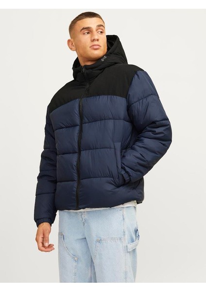 Jack & Jones Jjmoon Hood Puffer Erkek Mont 12256882