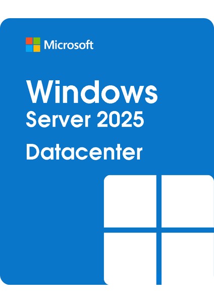 Windows Server 2025 Datacenter 32 Core Oem DVD Kutu EP2-25773