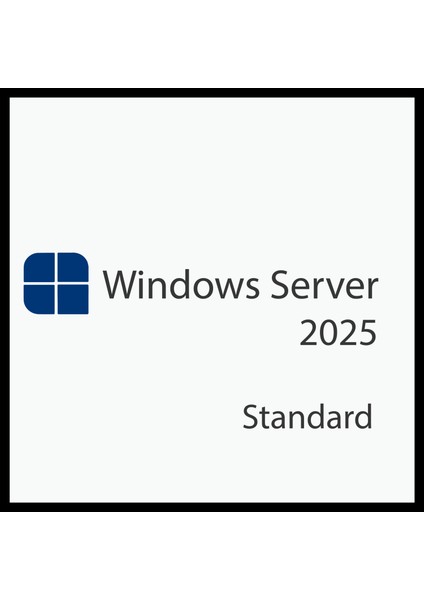 Windows Server 2025 Standard 16 Core Oem DVD Kutu EP2-25187