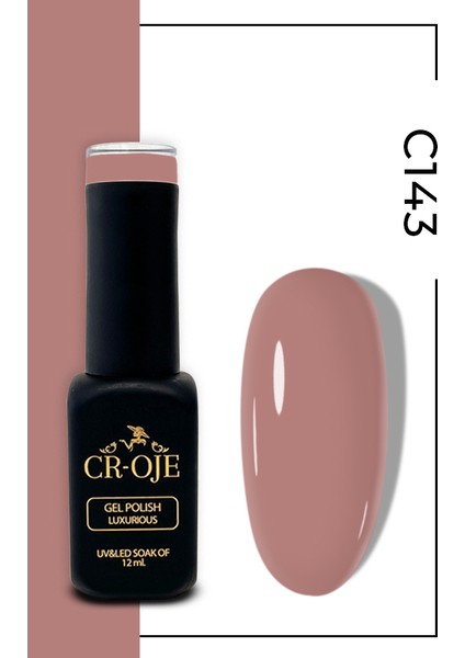 Kalıcı Oje C143 - Kahverengi (12 ML)