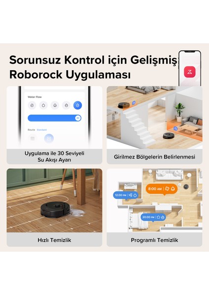 Vacuum Cleanner Q8 Max Robot Süpürge Siyah