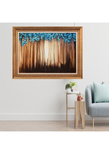 Altın Çerçeveli Paspartulu Tablo C1520