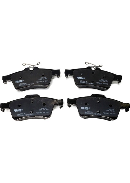 Volvo S40 V50 C30 C70 V40 Arka Fren Balatası Ferodo modelleri