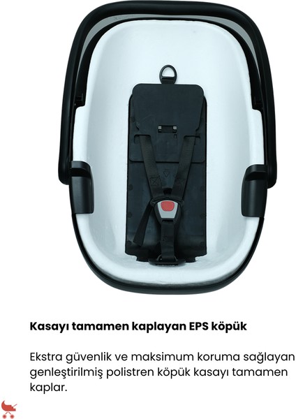 Guardix ayarlanabilir Baş Destekli I-Size Bebek Oto Koltuğu 0-13 kg Siyah, hafif fırsatları