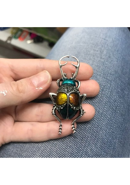 Sarı Stil Erkek Kadınlar Için Böcek Emaye Pin Kıyafet Aksesuarları Amaca Yönelik: (Yurt Dışından)