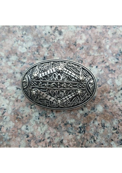 Antik Bronz Tarzı Langhong Nordic Broş Viking Amulet Isveç Iskandinav Broş Viking Broş Takı Talisman (Yurt Dışından)