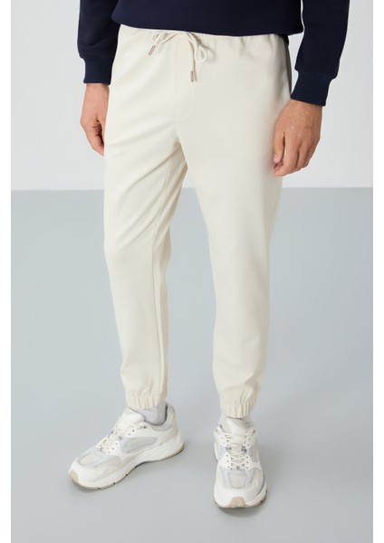 Koyu Gri Yüzeyi Dokulu Standart Fit Erkek Eşofman Takım - 82156