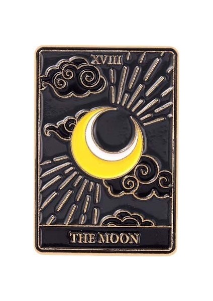 Stil H Yaratıcı Trendy Karikatür Siyah Yılan Tarot Papyon Rozeti Denim Çanta Rozeti Rozetler Erkek Kadın Gotik Punk Takı Hediye (Yurt Dışından)
