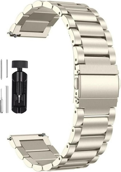 Huawei Watch GT5/GT4/GT2E/GT2 Pro/gt3/gt3 Pro 46MM Paslanmaz Çelik Metal Kordon 22MM
