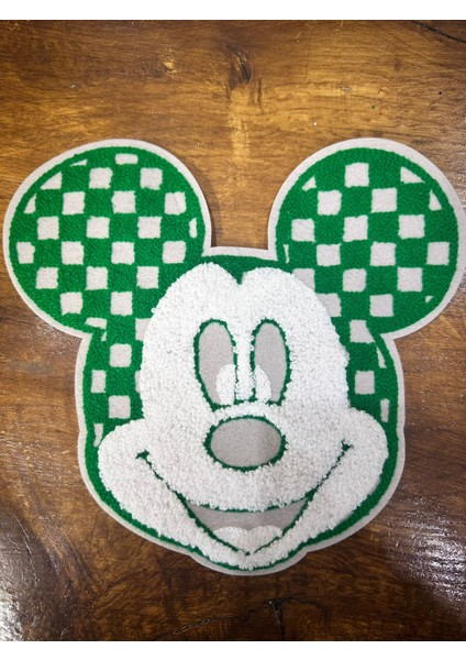 Punch Dokuma Damalı Mickey Mause Arma Dikiş Aplike 23X16 cm fiyatları
