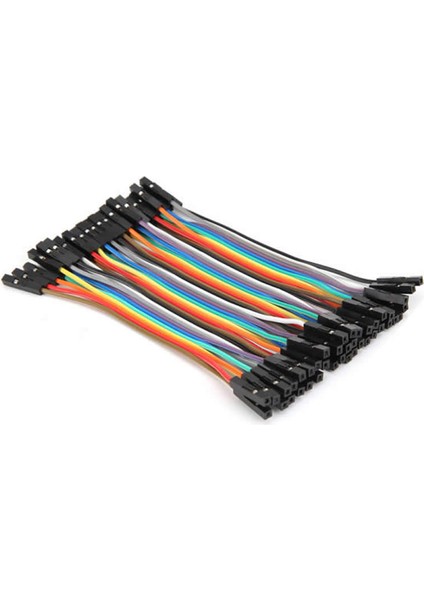 10CM 40 Pin Dişi Dişi Dupont Kablo