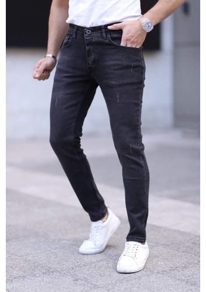 Erkek Jean Slim Fit Dar Paça Likralı Esnek Kot Pantolon fiyatları