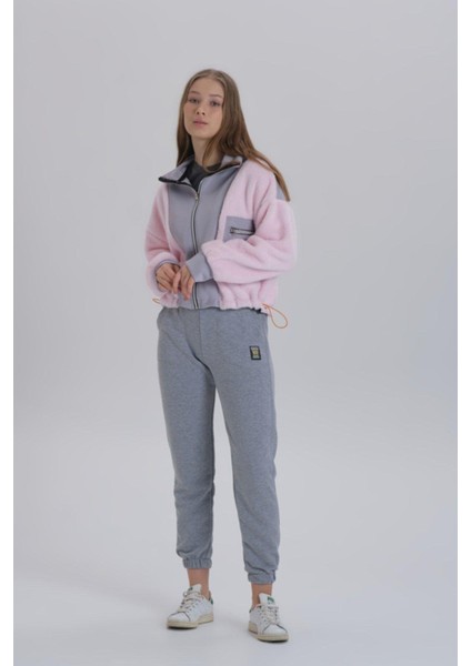Bej Ribana Paça Basic Eşofman Altı