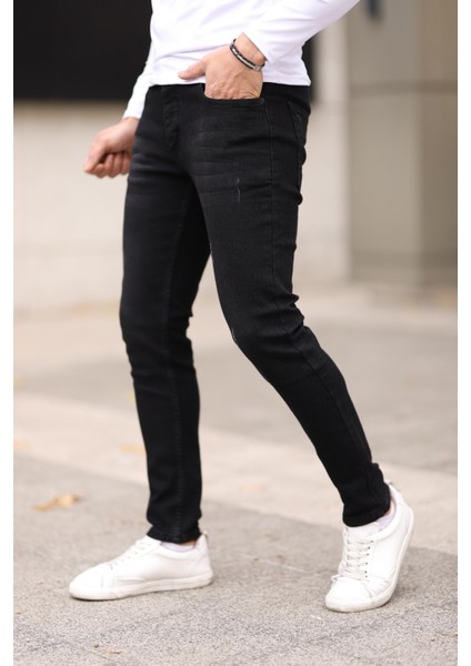 Erkek Jean Slim Fit Dar Paça Likralı Esnek Kot Pantolon fiyatları
