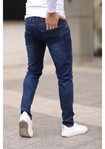 Erkek Jean Slim Fit Dar Paça Likralı Esnek Kot Pantolon fiyatları