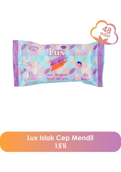 Lux Cep Mendil 15'li x 36