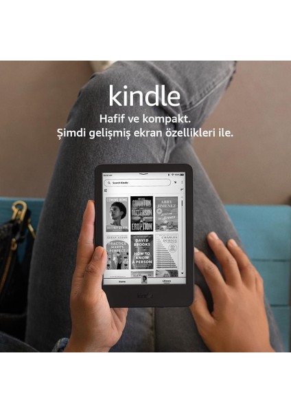 Kindle Basic 2024 E Kitap Okuyucu 16 GB Reklamlı