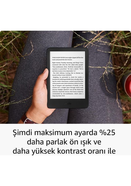 Kindle Basic 2024 E Kitap Okuyucu 16 GB Reklamlı