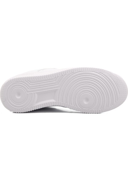 Beyaz Bağcıklı Unisex Spor Ayakkabı 042 G
