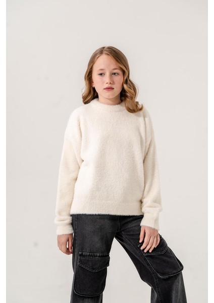 Kız Çocuk Sakal Oversize Kazak G7001 modelleri