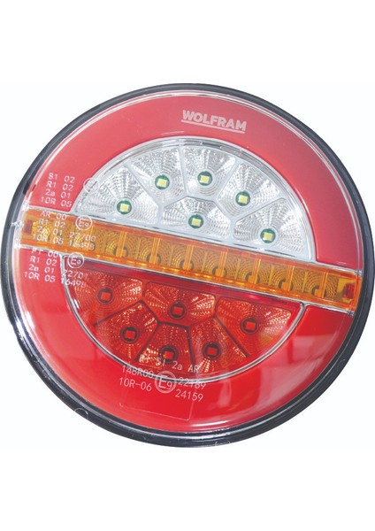 Hamburger Stop Neon LED 4 Fonksiyon Sol 10/30V