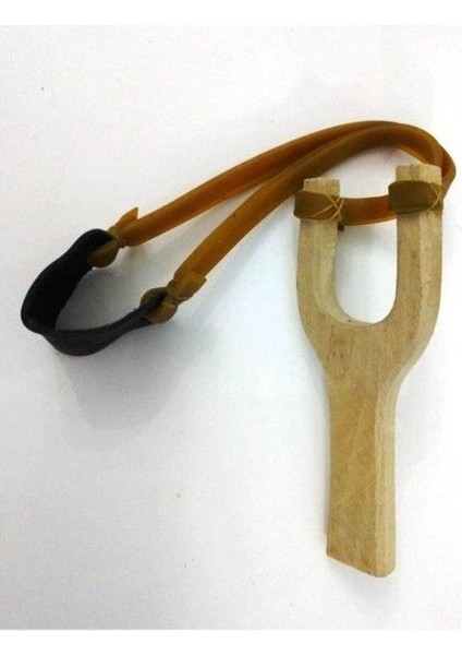 Kuş Lastiği Sapan Ahşap Nostaljik El Yapımı Eskilerden Çocuk Oyuncağı