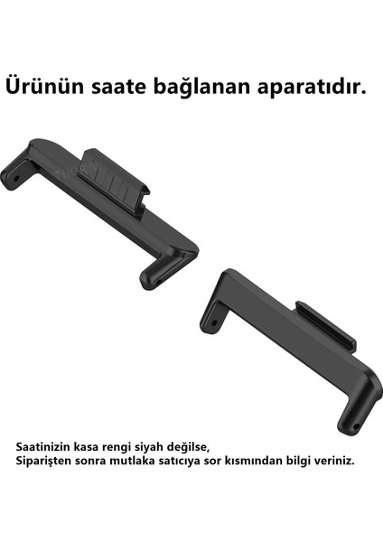 Watch Fit 3 Uyumlu Silkon Mıknatıslı Çift Renkli Kordon