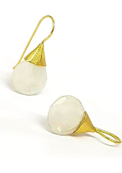 Ay Taşlı Gümüş Bayan Küpe fiyatları