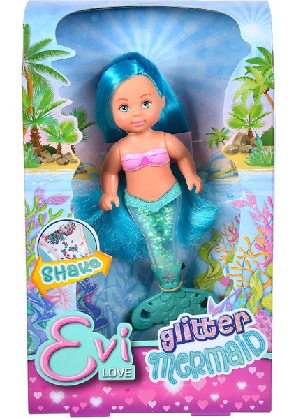 Glitter Mermaid Yeşil Saçlı