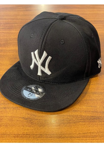 Ny Yankees Nakışlı Hip Hop Snapback Rapper Basket Cap Şapka