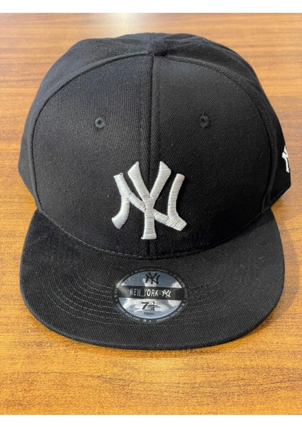 Ny Yankees Nakışlı Hip Hop Snapback Rapper Basket Cap Şapka